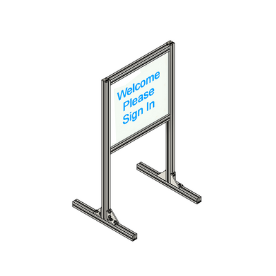 40-150-1SS MODULAR SOLUTIONS GUSSET BRACKET 30MM X 60MM WITH STAINLESS STEEL HARDWARE REINFORCEMENT ANGLE